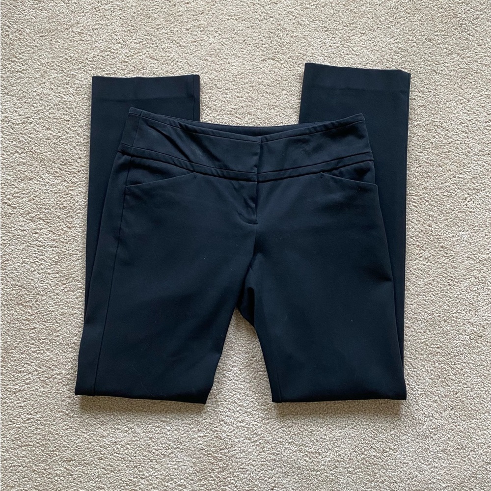New York & Company Black Fitted Dress Pants